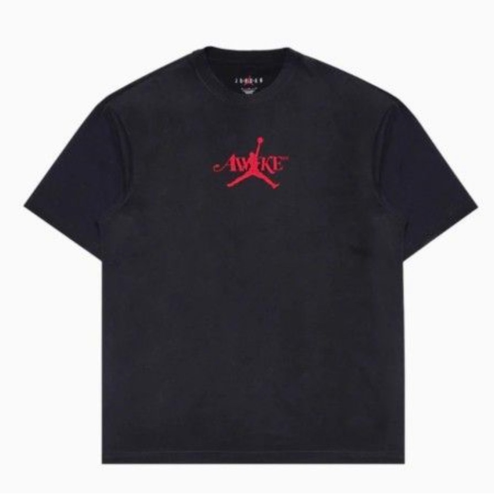 Air Jordan x Awake NY Solid T-shirt 'Black University Red' - Size Small
